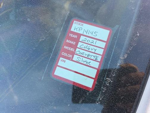2021 Chevrolet Corvette Stingray w/3LT
