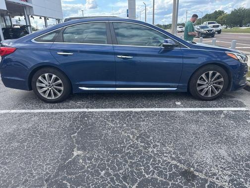 Lakeside Blue 2017 Hyundai SONATA Sport