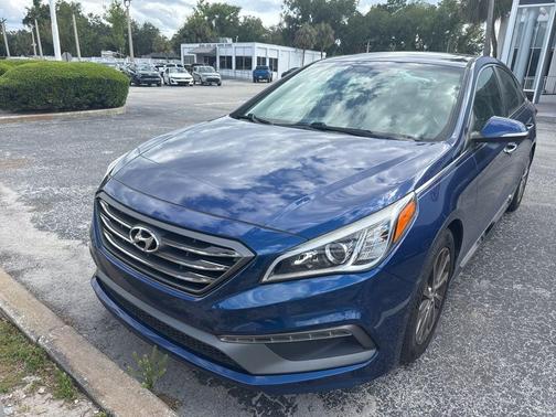 Lakeside Blue 2017 Hyundai SONATA Sport