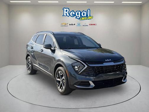 Gravity Gray 2024 Kia Sportage Hybrid EX