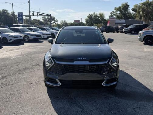 Gravity Gray 2024 Kia Sportage Hybrid EX