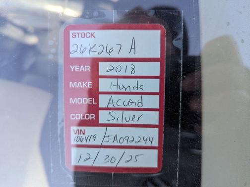 2018 Honda Accord Touring