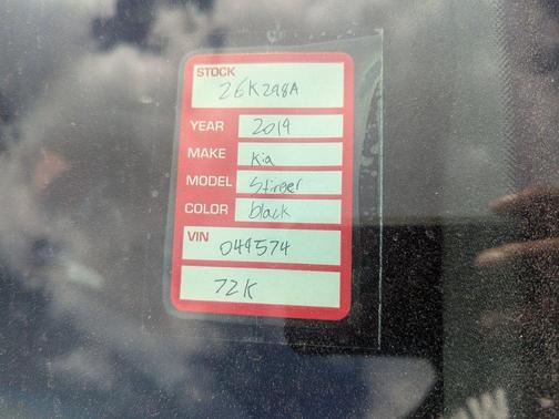 2019 Kia Stinger GT2