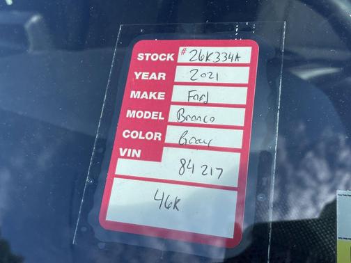 2021 Ford Bronco Sport Big Bend