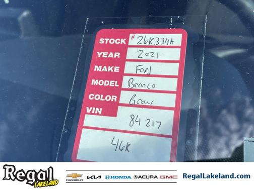 2021 Ford Bronco Sport Big Bend