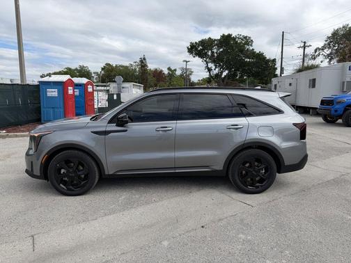 Steel Gray 2026 Kia Sorento Hybrid X-LINE SX PRESTIGE