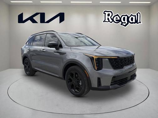 Steel Gray 2026 Kia Sorento Hybrid X-LINE SX PRESTIGE