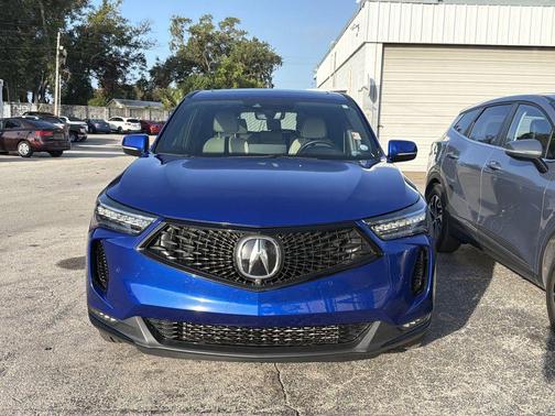Apex Blue Pearl 2024 Acura RDX A-Spec Advance Package