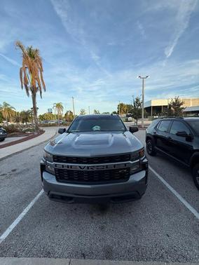 Satin Steel Metallic 2021 Chevrolet Silverado 1500 Custom