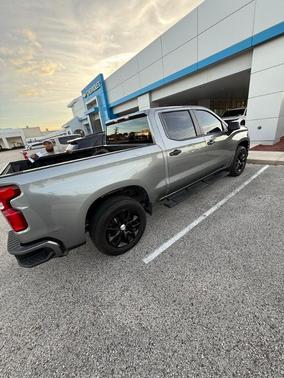 Satin Steel Metallic 2021 Chevrolet Silverado 1500 Custom