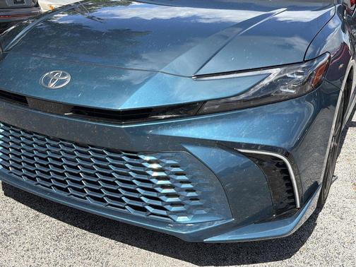 Midnight Black Metallic 2025 Toyota Camry XSE