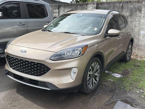 Desert Gold Metallic 2020 Ford Escape Titanium Hybrid