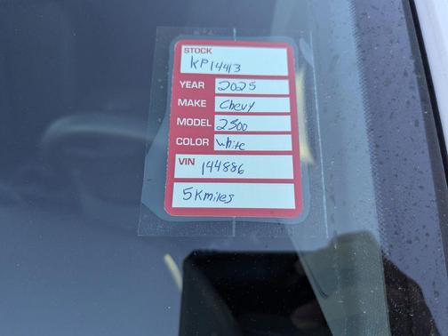 2025 Chevrolet Silverado 2500 Custom