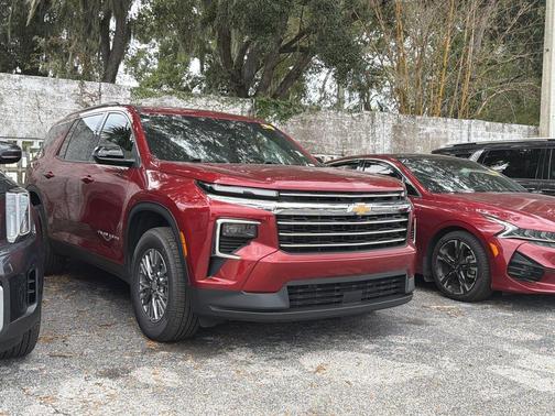 Radiant Red 2026 Chevrolet Traverse LT