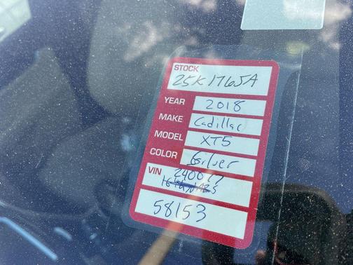 2018 Cadillac XT5 Base