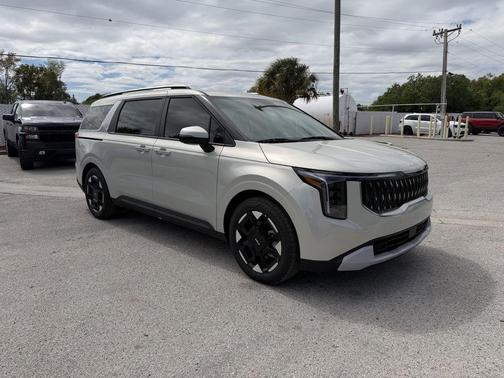 Ivory Silver 2026 Kia Carnival EX