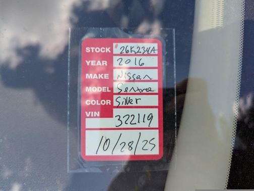 2016 Nissan Sentra SR