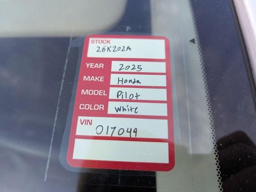 2025 Honda Pilot Touring