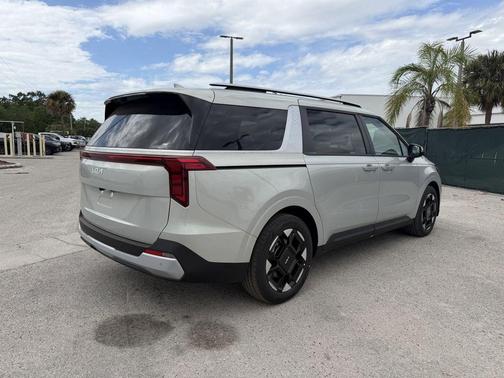 Ivory Silver 2026 Kia Carnival EX