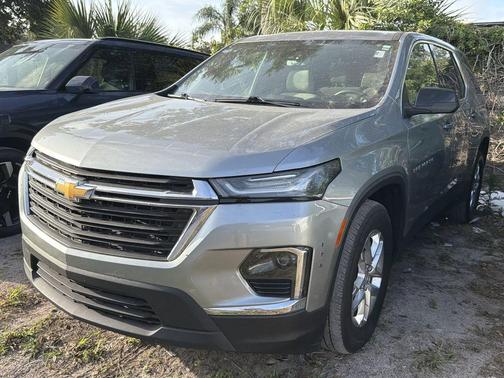 Sterling Gray Metallic 2023 Chevrolet Traverse LS