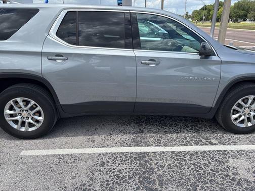 Sterling Gray Metallic 2023 Chevrolet Traverse LS