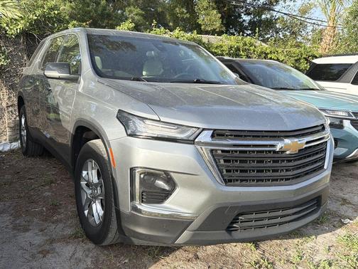 Sterling Gray Metallic 2023 Chevrolet Traverse LS