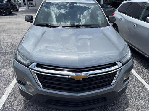 Sterling Gray Metallic 2023 Chevrolet Traverse LS