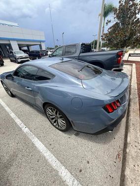 Vapor Blue 2025 Ford Mustang EcoBoost Premium