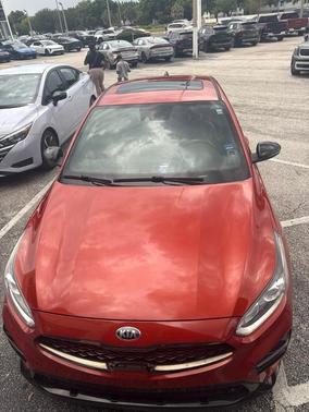 Fire Orange 2021 Kia Forte GT-Line