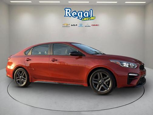 Fire Orange 2021 Kia Forte GT-Line