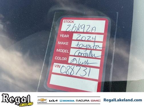 2024 Toyota Corolla LE