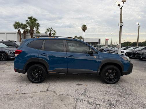 Geyser Blue 2022 Subaru Forester Wilderness