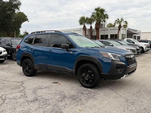 Geyser Blue 2022 Subaru Forester Wilderness