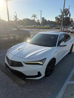 Platinum White Pearl 2024 Acura Integra A-Spec Technology