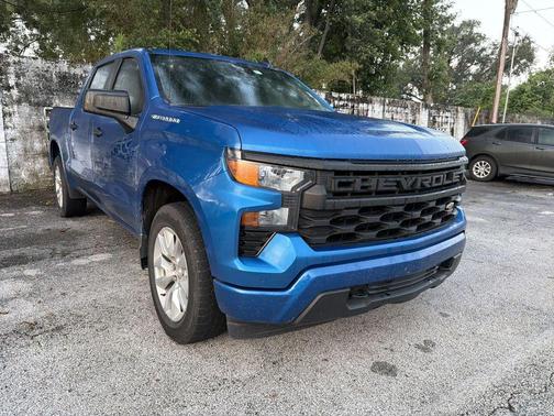 Glacier Blue Metallic 2023 Chevrolet Silverado 1500 Custom