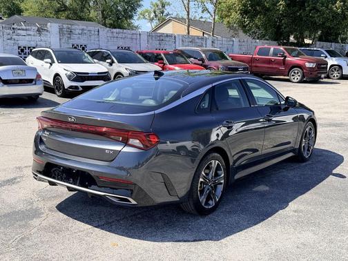 Gravity Gray 2021 Kia K5 EX