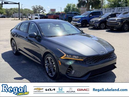 Gravity Gray 2021 Kia K5 EX