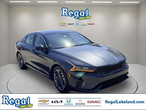 Gravity Gray 2021 Kia K5 EX