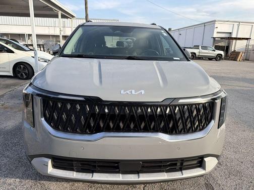 Ceramic Silver 2025 Kia Carnival Hybrid EX