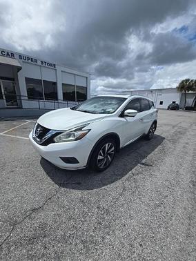 Pearl White 2016 Nissan Murano Platinum