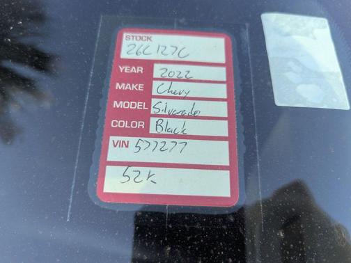 2022 Chevrolet Silverado 1500 Custom Trail Boss