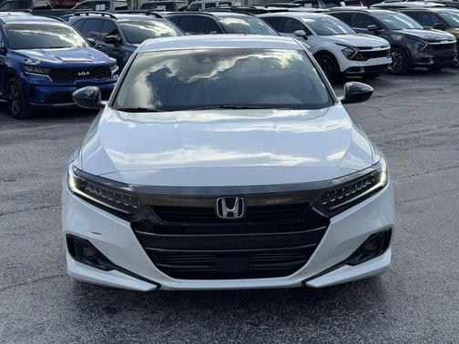 White 2021 Honda Accord Sport SE