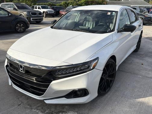 White 2021 Honda Accord Sport SE