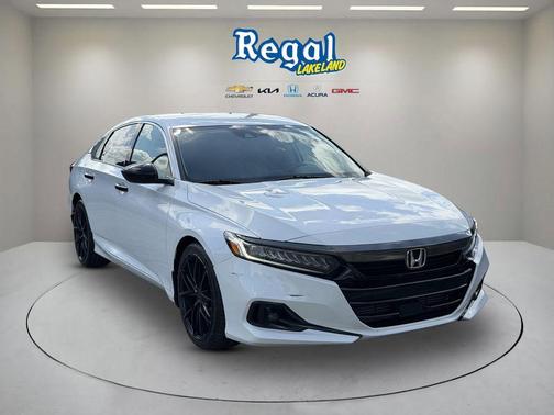 White 2021 Honda Accord Sport SE