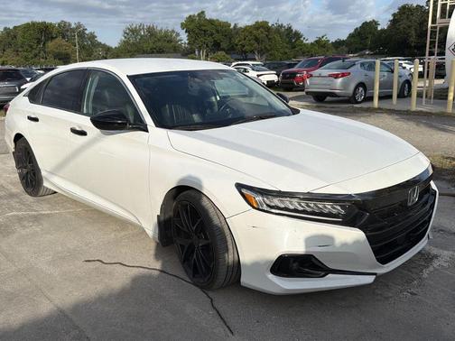 White 2021 Honda Accord Sport SE