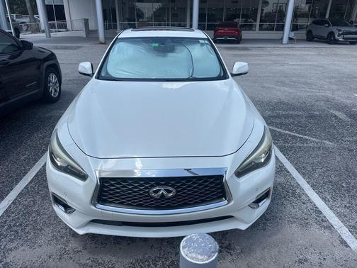 White 2018 INFINITI Q50 3.0t LUXE