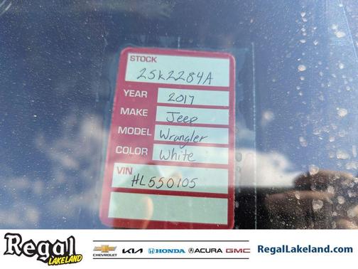 2017 Jeep Wrangler Unlimited Sport