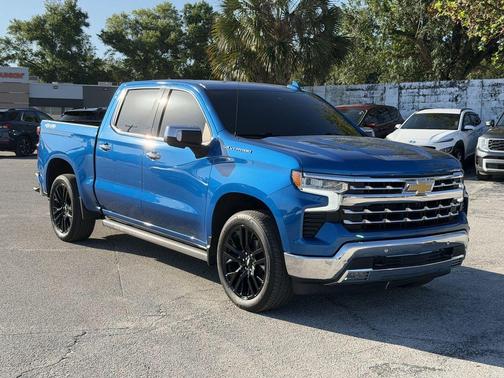 Glacier Blue Metallic 2022 Chevrolet Silverado 1500 LTZ