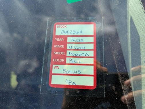 2022 Nissan Maxima Platinum