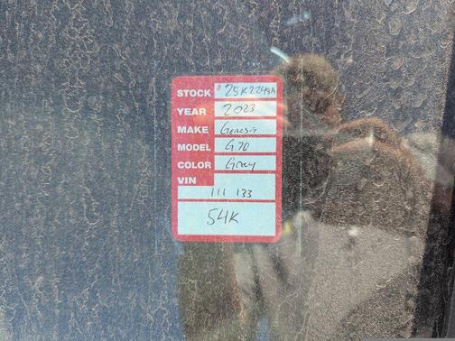 2023 Genesis G70 2.0T